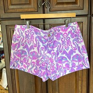 Lilly Pulitzer Amethyst Flamingo Adie Shorts